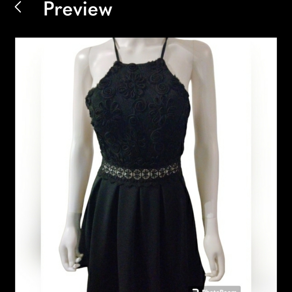Cherry Moda Women's Black mini formal party dress no size  tag but fits small‎